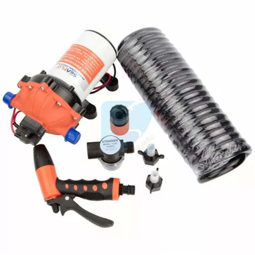 SEAFLO 70PSI Boat Washdown Pump Kit Caravan RV Marine Clear Wash Pump 12V 5GPM - Picture 7 of 9