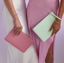 Womens Boutique Accessory Pouch Padded Ladies Clutch Bag Make Up Travel Case