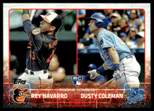 2015 Topps Update Series - Rookie Combos #US298 Dusty Coleman, Rey Navarro (RC)