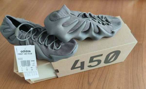 Adidas Yeezy 450 Cinder Kids US 3.5Y - New, unused, tags on, double-box shipping