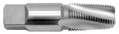 3/8-18 Spiral Taper Pipe Tap (NPT), HSS, Ground Thread by MDX