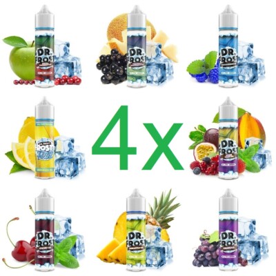 4 x Dr. Frost Aroma je 14ml (56ml) für 240ml E-Zigaretten E-Liquid