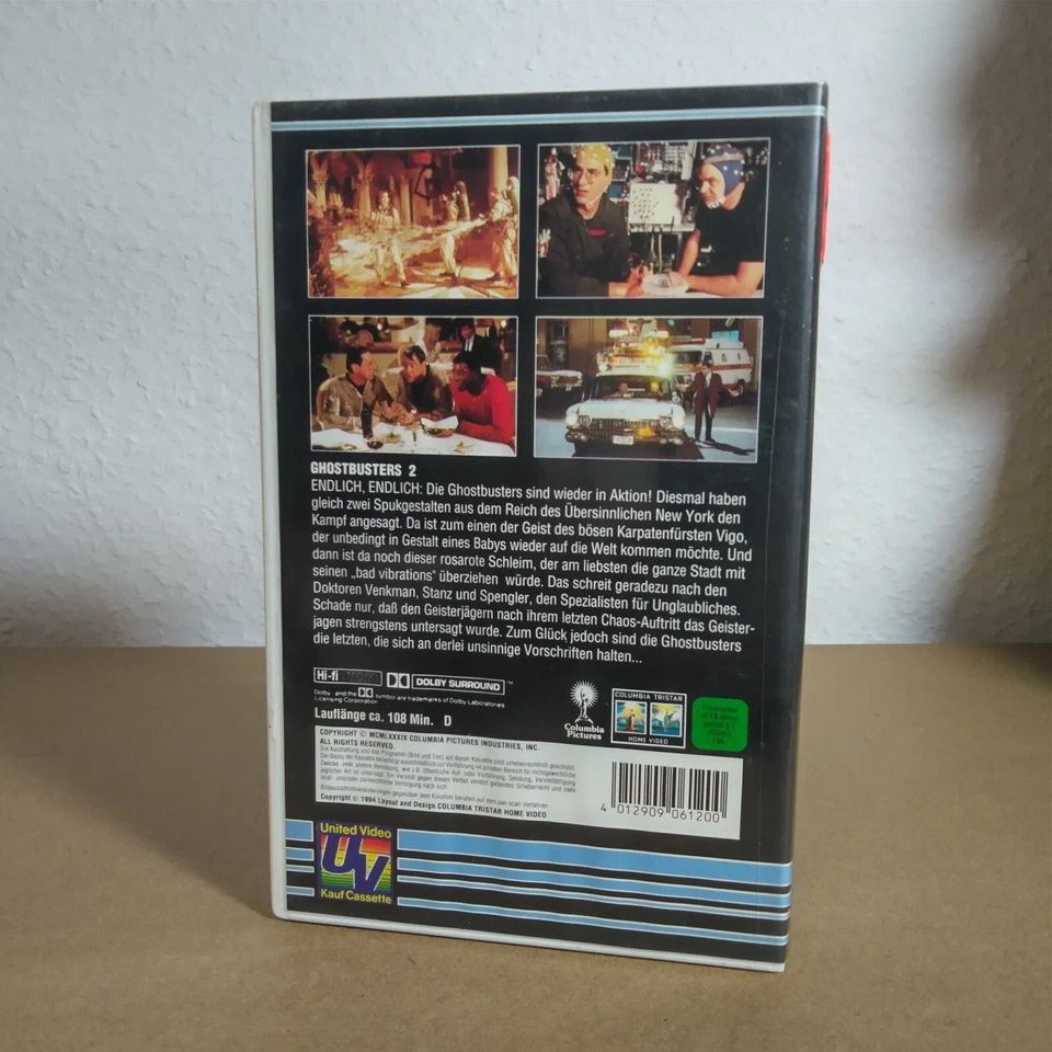 Ghostbusters II 2 - VHS Video Film Kassette #K - Bild 2 von 4