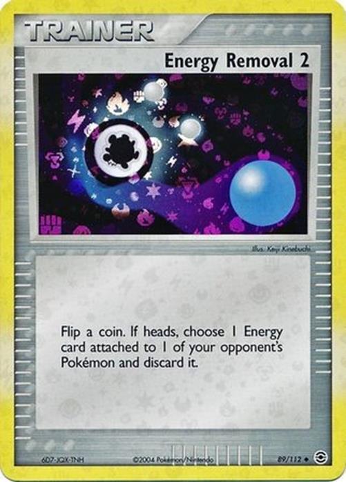 Energy Removal 2 - 89/112 - Pokemon Ex FireRed LeafGreen Reverse Holo NM