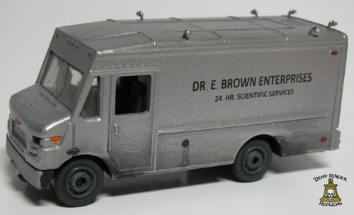 Back to the Future Doc Brown's GMC Step Van Custom Hot Wheels 1/64 - Picture 5 of 8