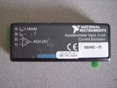 National Instruments NI:  SCC-ACC01, Accelerometer Input, 4mA Current Excitation