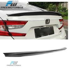 Fits 18-22 Honda Accord V3 Style Trunk Spoiler Wing Gloss Black ABS
