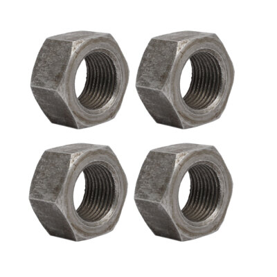 4Stk. M24x2mm Steigung Metrisch Feingewinde Kohlenstoffstahl Links Hex Muttern