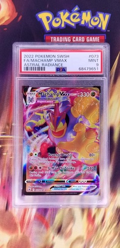 Machamp VMAX graded PSA 9 for sale on eBay