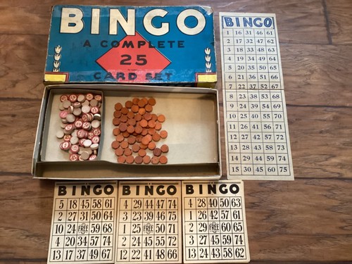 Antique 25 Card Set BINGO - Picture 2 of 5