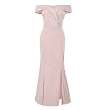 Women's Side Slit Long Evening Cocktail Dress Party Ball Gown Formal Wedding