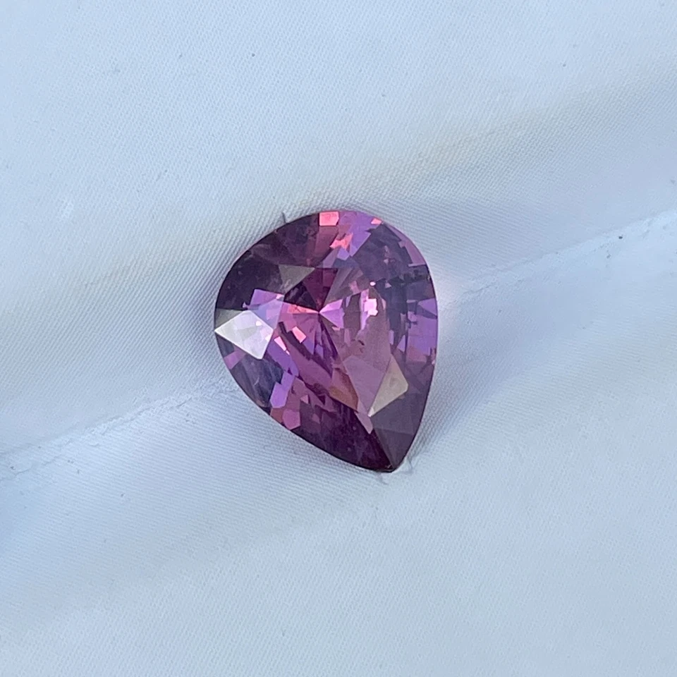 Natural 1.69 Cts Pink Spinel Pear Cut Loose Gemstone For Jewel - Image 2 of 4