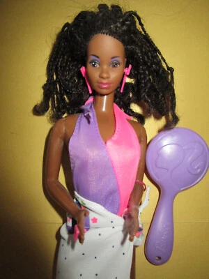 B1441) ALTE AA BARBIE DEE DEE MATTEL OUTFIT STRANDSPASS #2093 MATTEL 1985+SCHUHE - Bild 1 von 4
