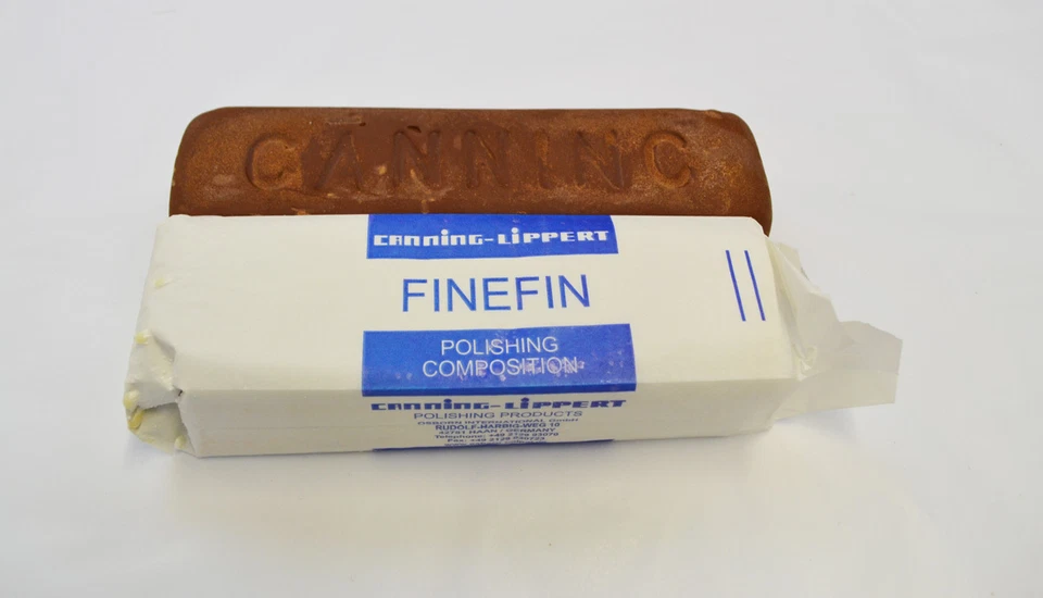 Aluminium/Brass Polishing Compound Canning 2 off Large Bars (Lustre/Finefin)