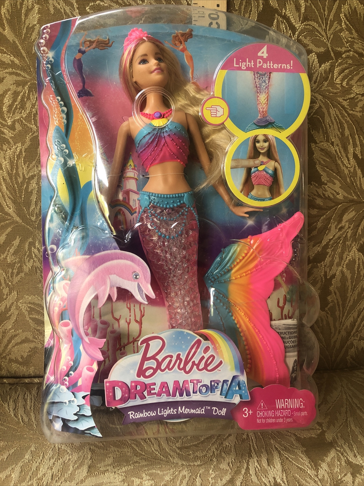 barbie dreamtopia rainbow lights mermaid