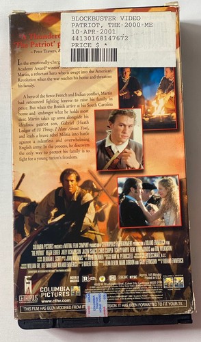 The Patriot (VHS, 2000) - Imagen 2 de 2