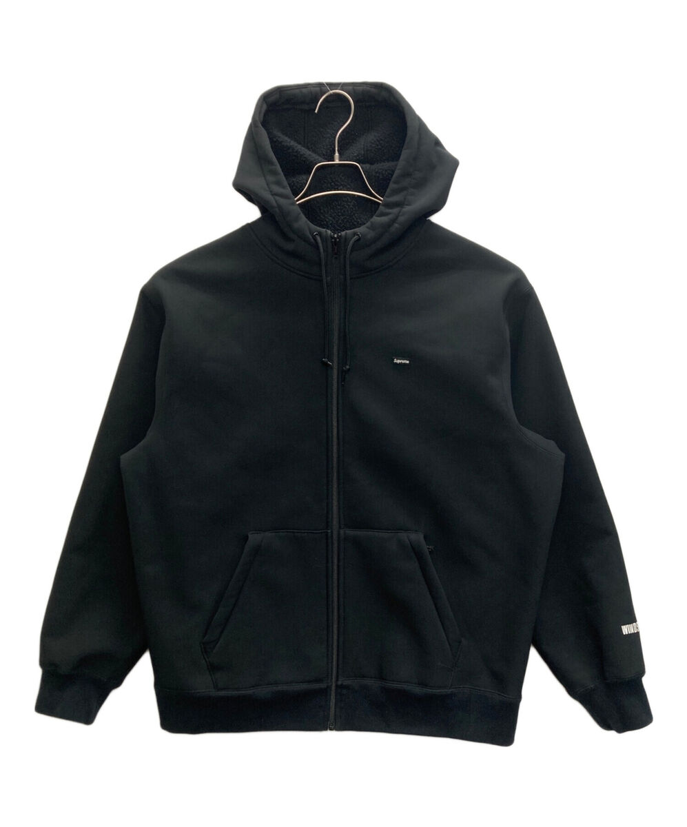 SUPREME WINDSTOPPER Zip Up Hooded Sweatshirt Size: L Black SUPREME WINDSTOPPER Zip Up Hooded Sweatshirt Size: L Black