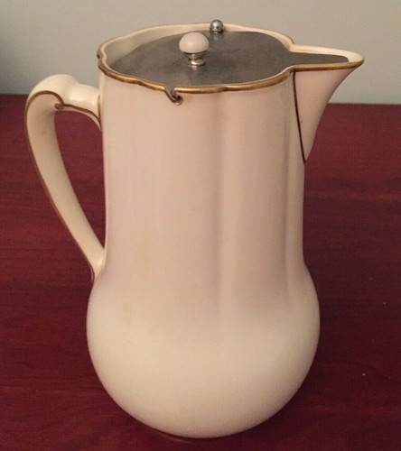 Vintage Minton Syrup Pitcher, Metal Lid, Made for Wright Tyndale & Van Roden - Picture 2 of 4