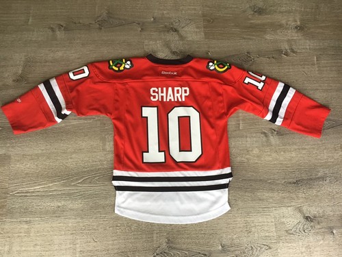 Reebok NHL Chicago Blackhawks Sharp #10 Hockey Official Jersey Youth Small S YS - Picture 4 of 12