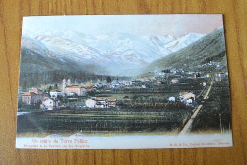 Carte Postale Ancienne De Turin – Voyage 1907, Rare, édition Subalpina