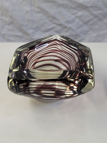 1960's Murano Glass Sommerso Glass Bowl Venini? BEAUTIFUL! Italian Glass Bowl - Picture 10 of 17