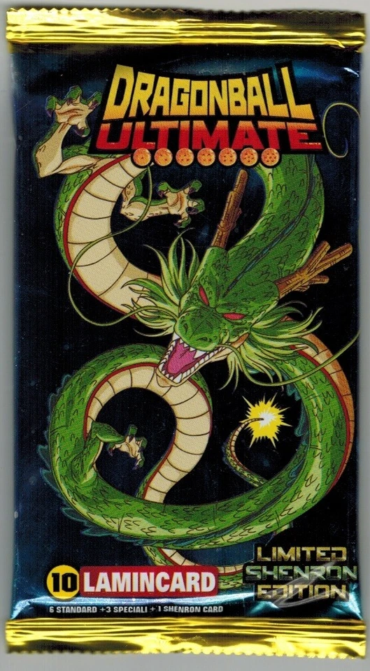 DIRAMIX Dragon Ball Ultimate Lamincards Limited Shenron Edition Bustina