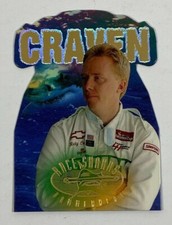 1997 Race Sharks RICKY CRAVEN Hammerhead Die Cut Insert #16