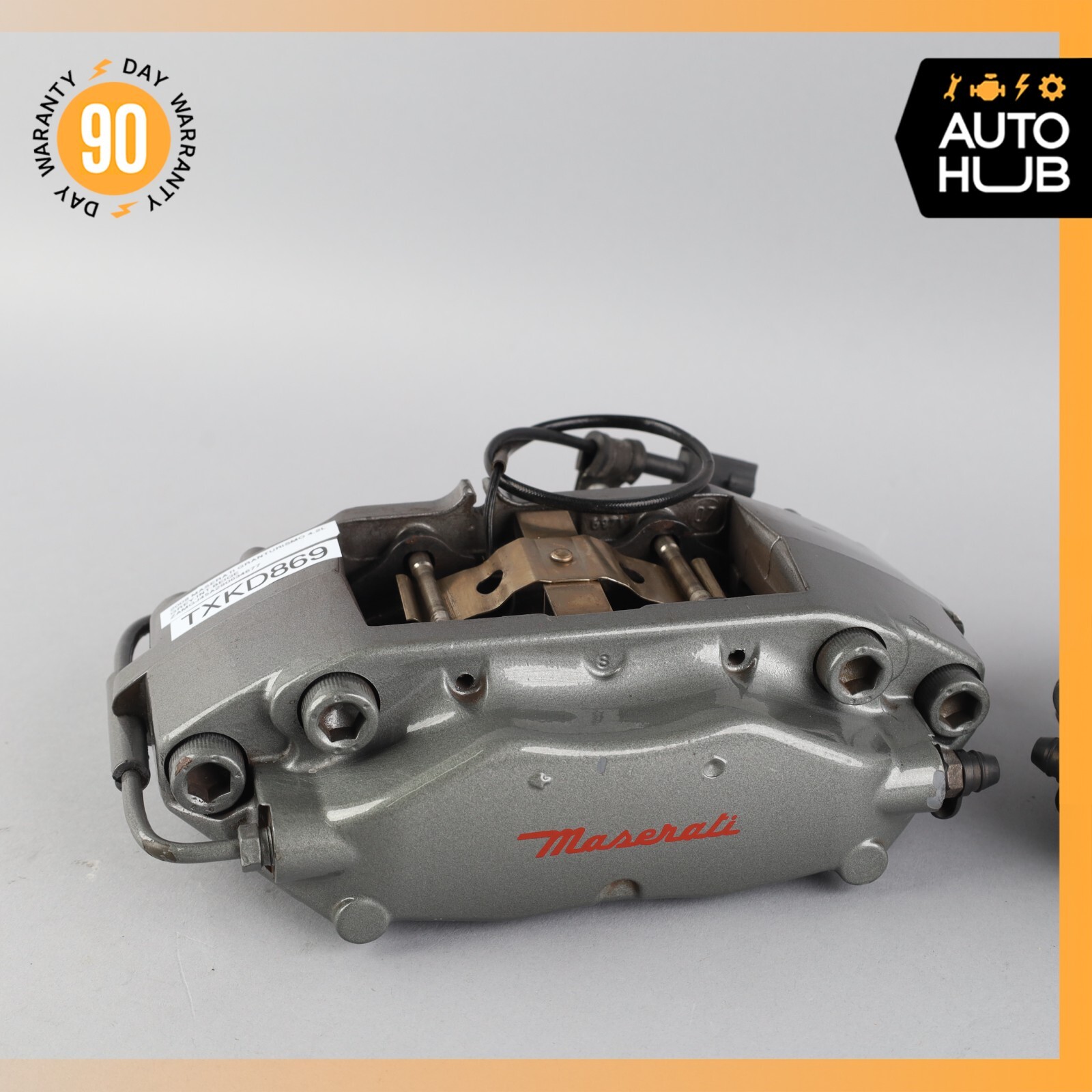 07-18 Maserati Granturismo Rear Left & Right Brake Caliper Calipers Set OEM