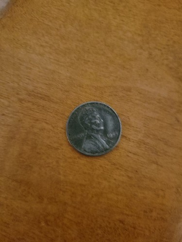 1943 steel wheat penny no mint mark - Picture 3 of 5