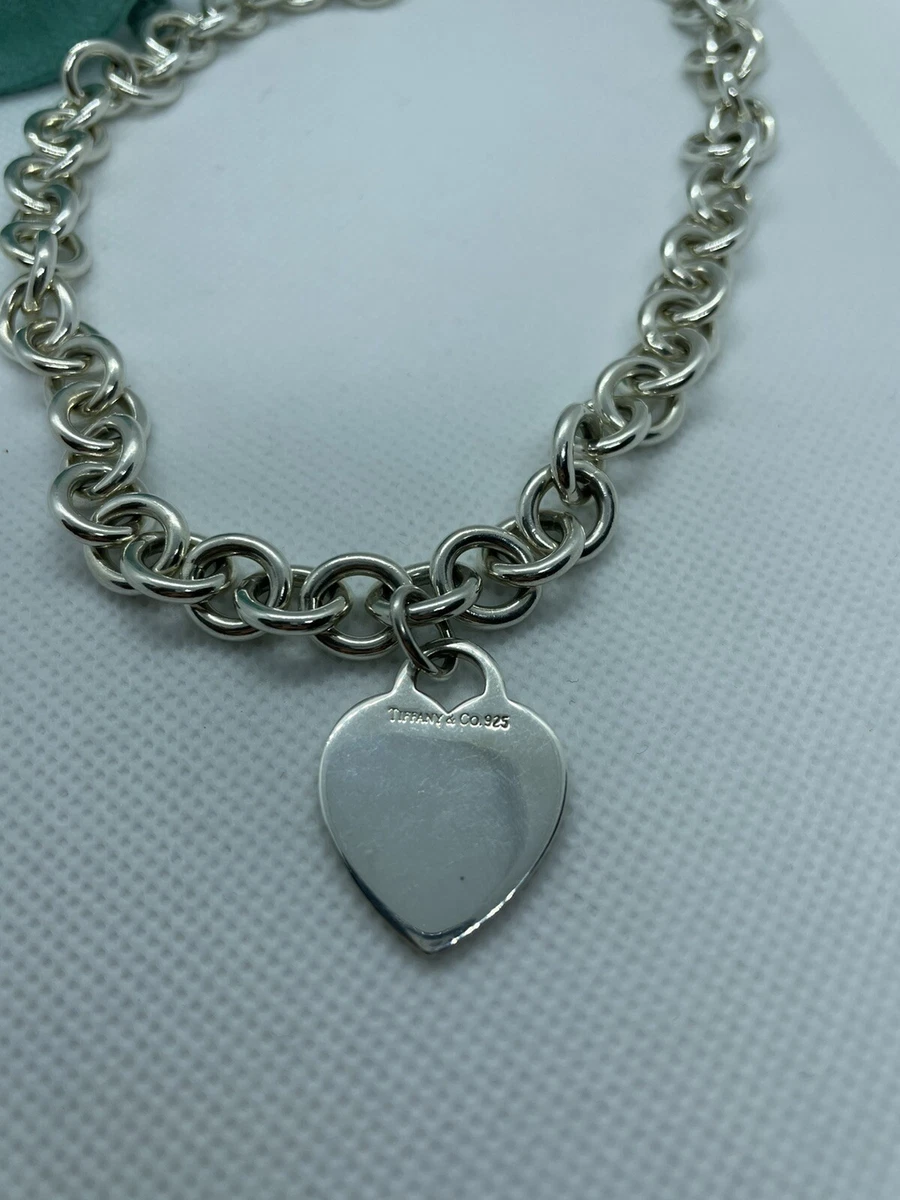 Tiffany and co sale necklace chain heart