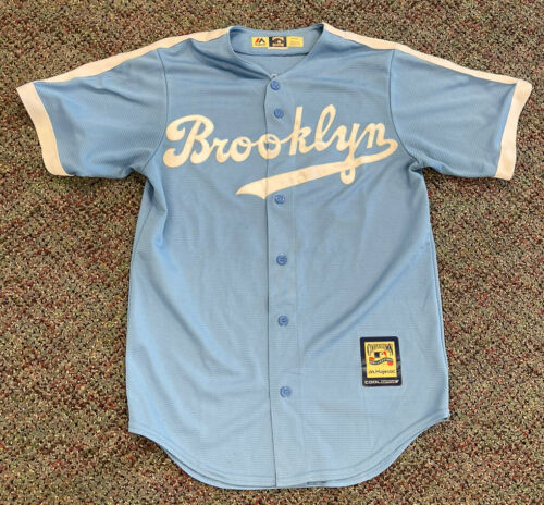 brooklyn dodgers jackie robinson majestic cool base jersey size S mlb baseball  - Picture 1 of 7