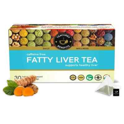 TEACURRY Fatty Liver Tea 30 Tea Bags Free Shipping World Wide