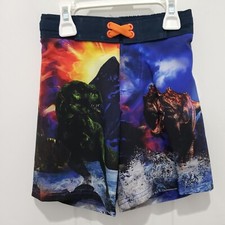 Wonder Nation Dinosaur UPF 50 Swimwear Short Swim Trunks Boys Size 4-5