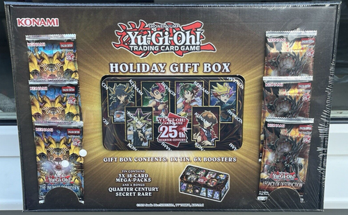 YU-GI-OH TCG 25TH QUARTER CENTURY 1ST EDITION HOLIDAY GIFT BOX *FACTORY SEALED* - Picture 6 of 6