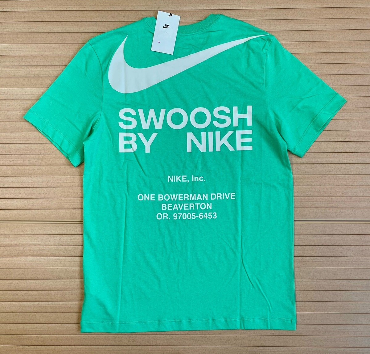 Nike Inc Beaverton Swoosh Graphic T-Shirt Retro Cotton Top Mens Medium  Rare