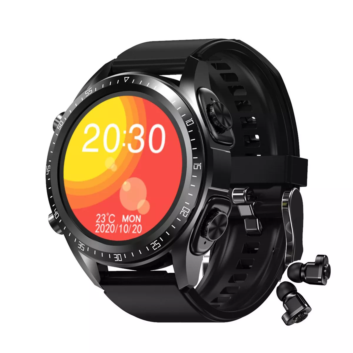 2 In 1 Smart Watch with Earbuds Smartwatch Wireless Headset For