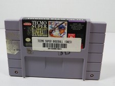 Super Nintendo SNES Tecmo Super Baseball