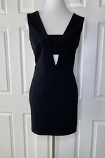 Forever 21 black Short Dress Cut Out V- back Small