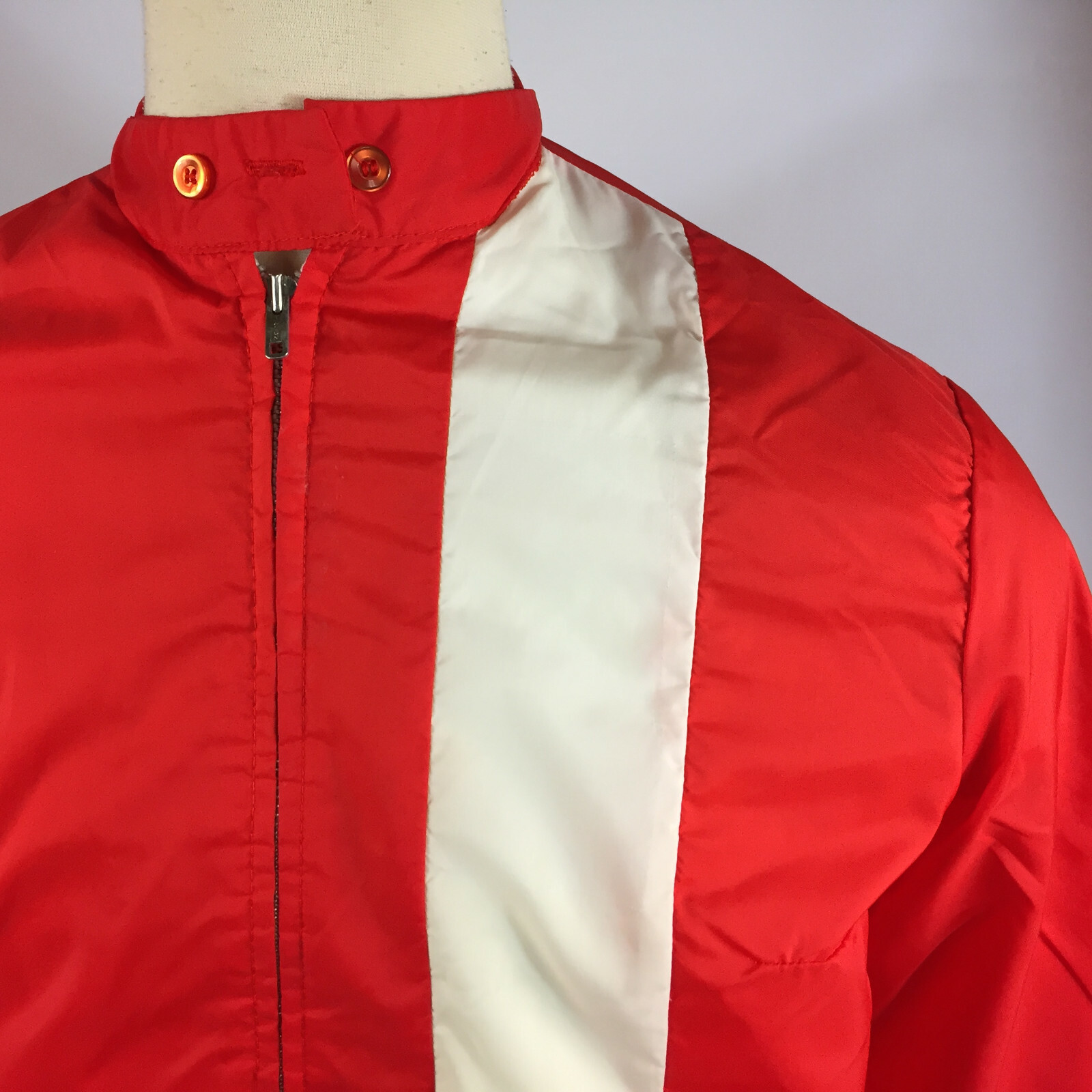 Vintage 50s 60s Windbreaker Racing Jacket Drag Helmet… Gem