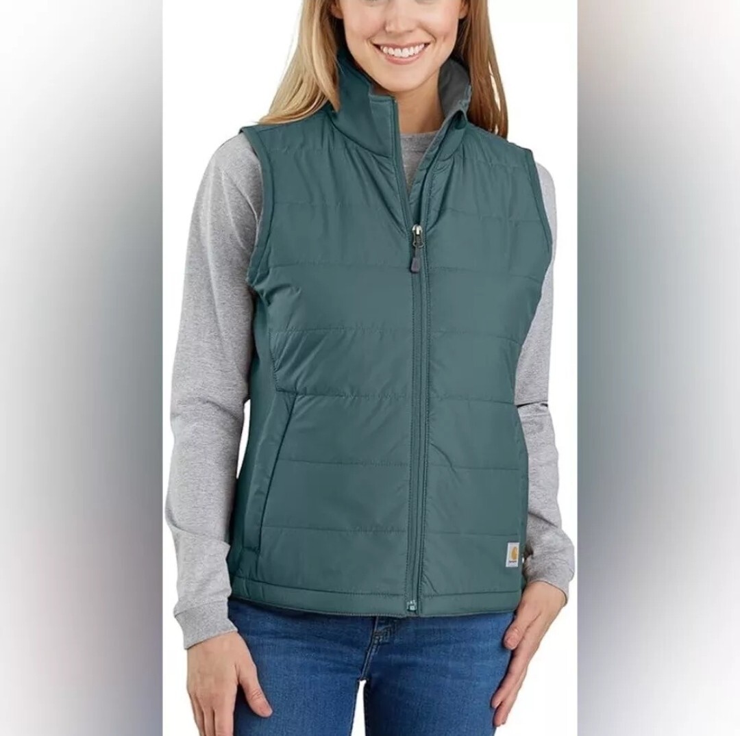 Carhartt Women's Rain Defender Relaxed Fit Lightweight Insulated Vest Sz. Small