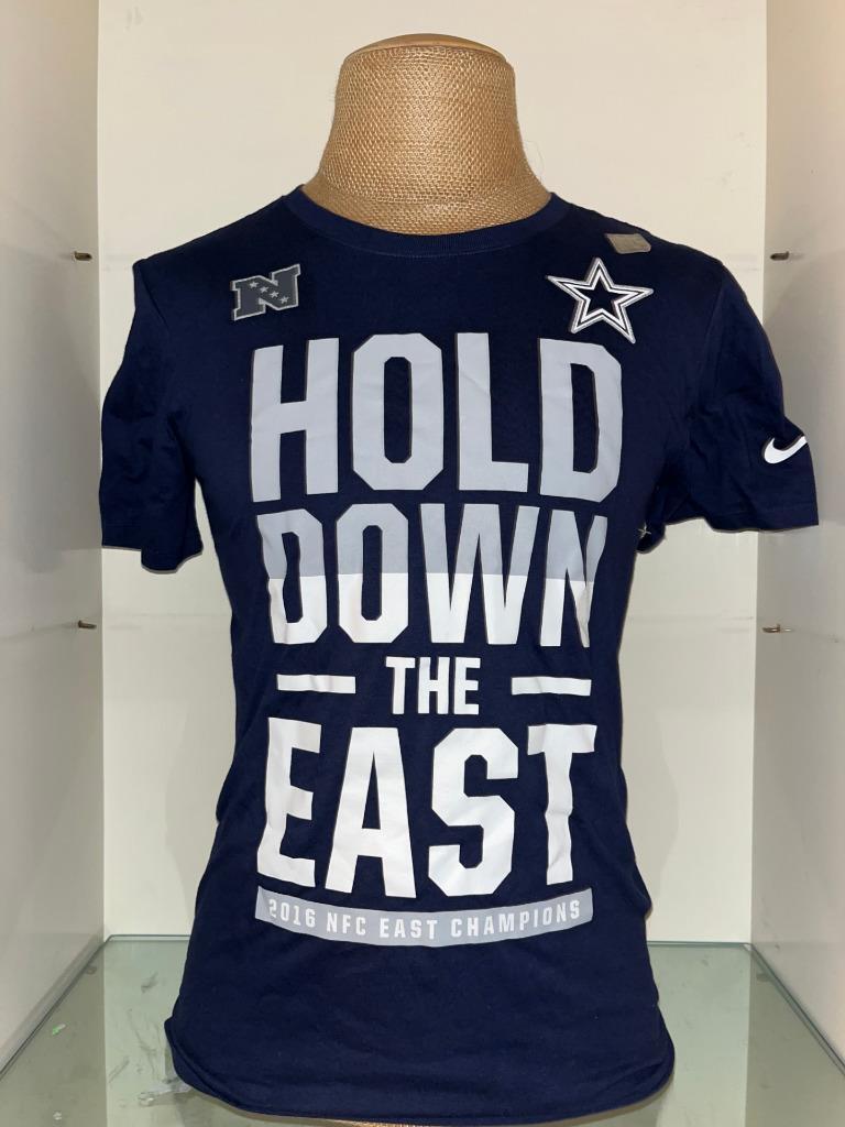 Nike Men's Dallas Cowboys NFL Division Champs 2016 T-shirt Navy Blue NEW
