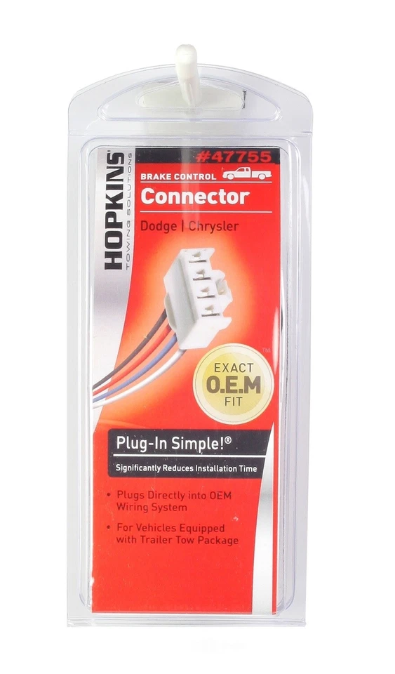 Ремень управления тормозами прицепа — быстро устанавливаемый жгут Hopkins 47755 - Изображение 3 из 4