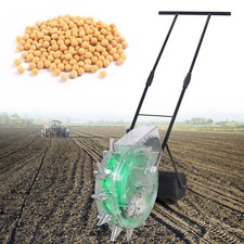 Hand Push Roller Seeder Manual Seeding Machine Soy Corn Carousel Seed Planter