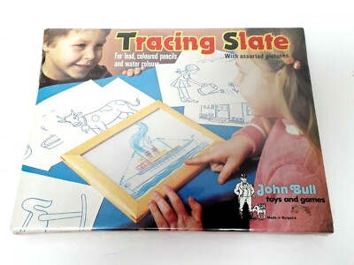 Tracing Slate by John Bull Vintage Set Still Factory Sealed Sammlerstück 70er 80er