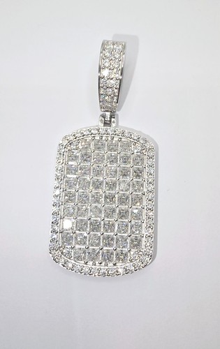 925 MOISSANITE DVVS1 CROSS HEART PENDANT HIP HOP - Picture 31 of 54