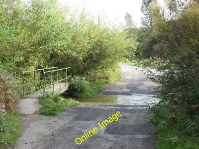 Photo 12x8 Footbridge and ford at Holts Oldham  c2014