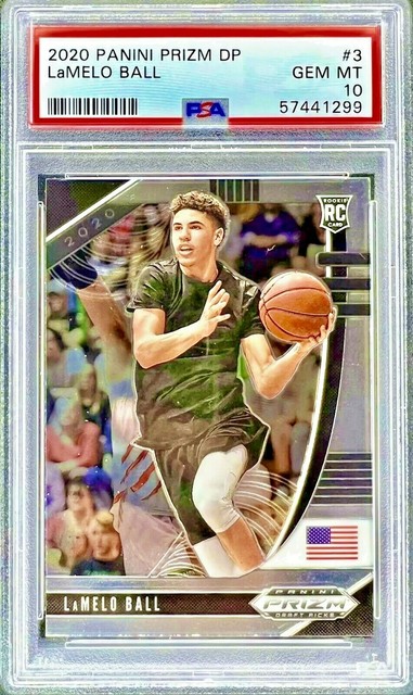 2019-20 Panini LaMelo Ball Prizm Rookie Card RC PSA 10 Gem Charlotte Hornets 🔥