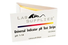 Universal Litmus pH Test Strips, pH 1-14, 1 pH Intervals, 3 packs of 100 Strips