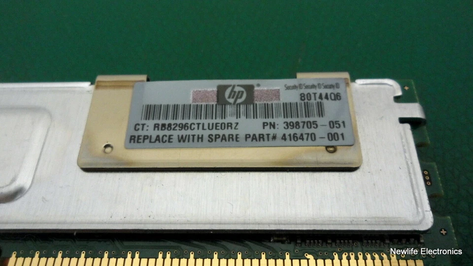 HP 416470-001 512MB PC2-5300 FB-DIMM Server Memory 398705-051 - Image 2 of 3