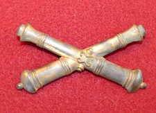 Original Civil War U.S. Pattern 1858 EM Artillery Kepi Badge